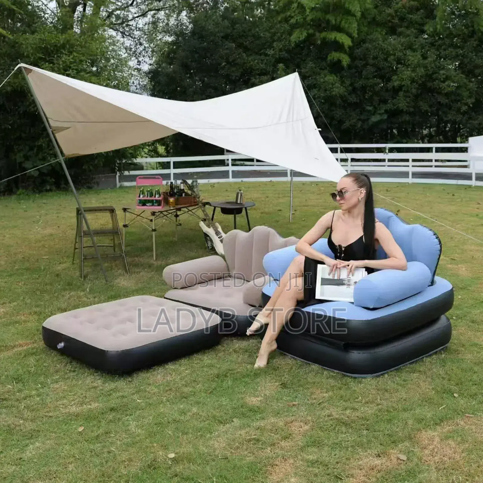 2way Inflatable Sofa Chair / Bed