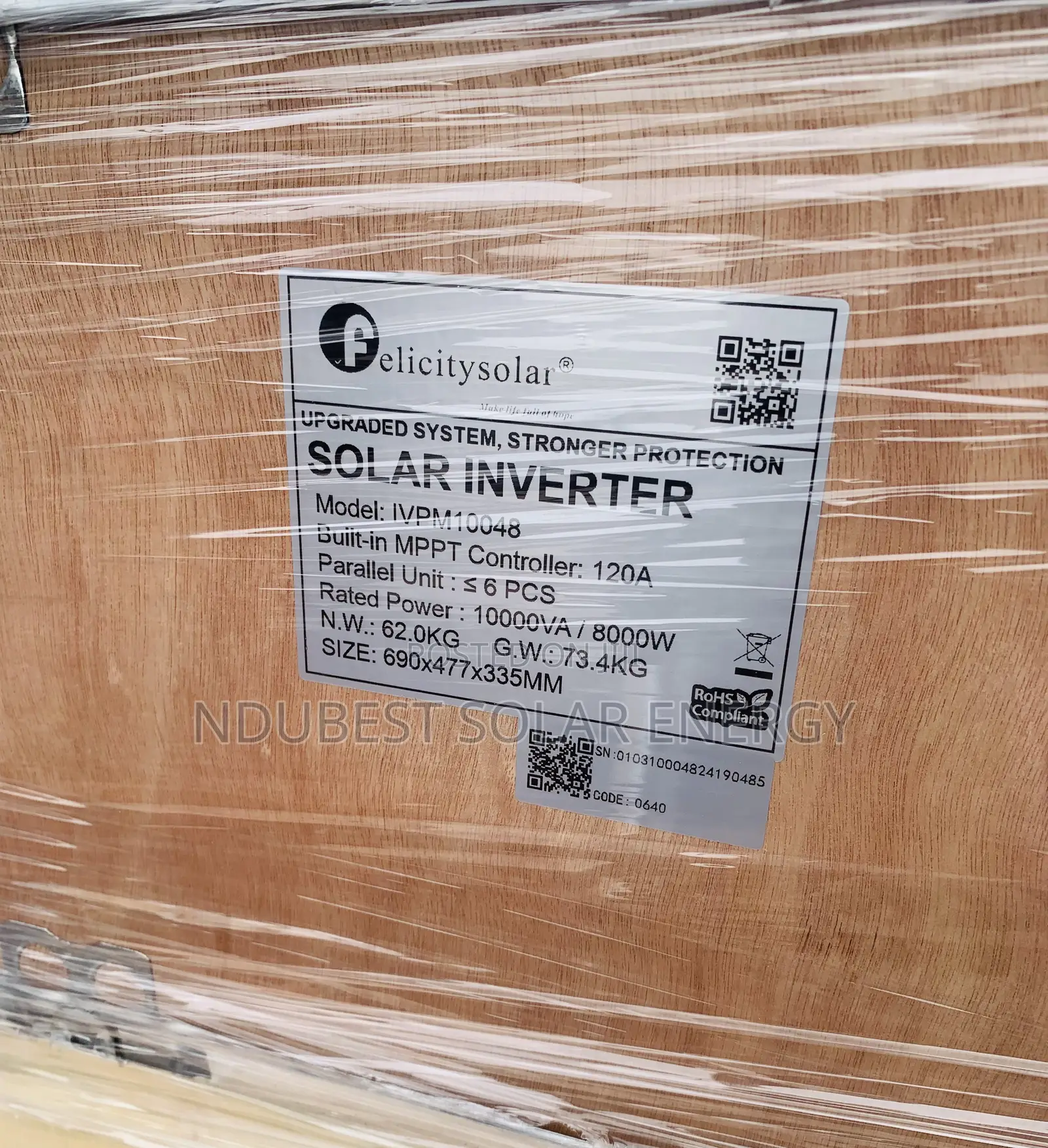 10kva 48v Hybrid Felicity Inverter