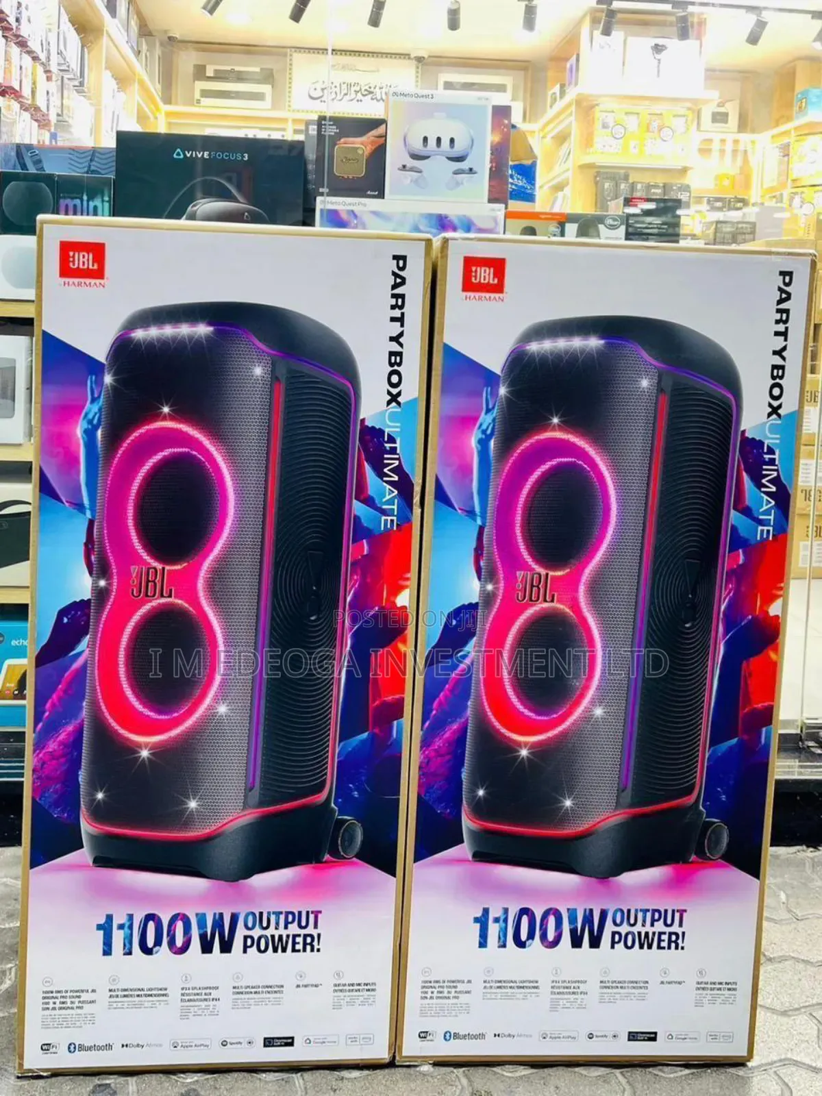 JBL Party Box Ultimate. 1,100w Output Power ,Speaker