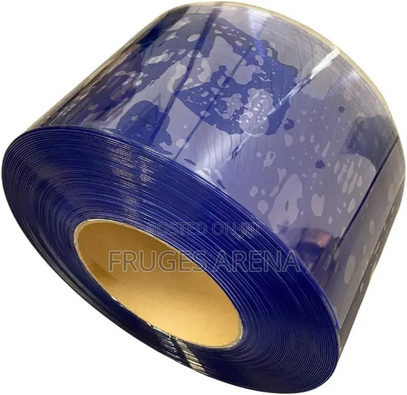 2mm X 200mm PVC Strip Curtain +2pcs Galvanized Hanger(984mm)