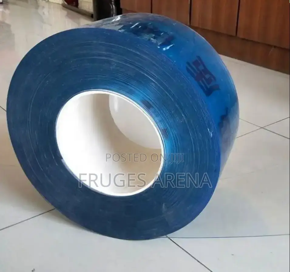 3mm Transparent PVC Strip Curtain +Galvanized Hangers Bolts