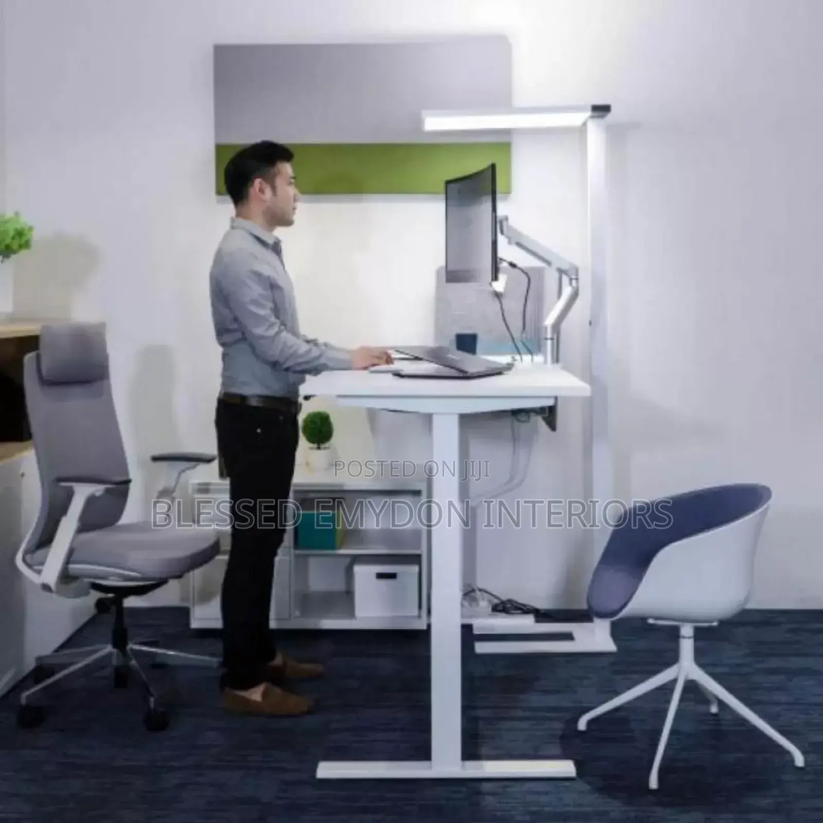 Eletric 1.2m Height Sit to Stand Standing Desk