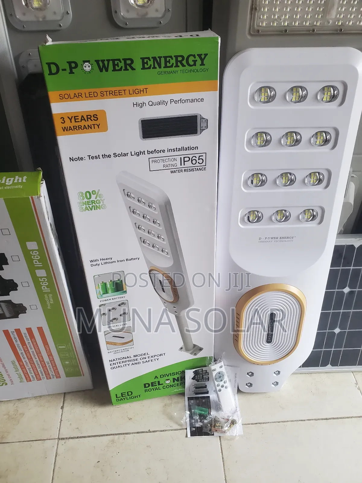 900watts D-Power Energy Solar Street Light