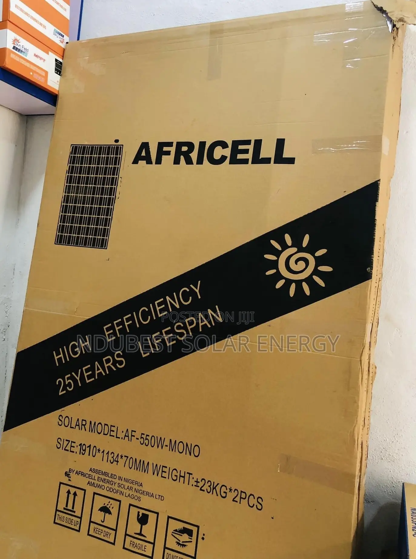 550w Africell Solar Panel