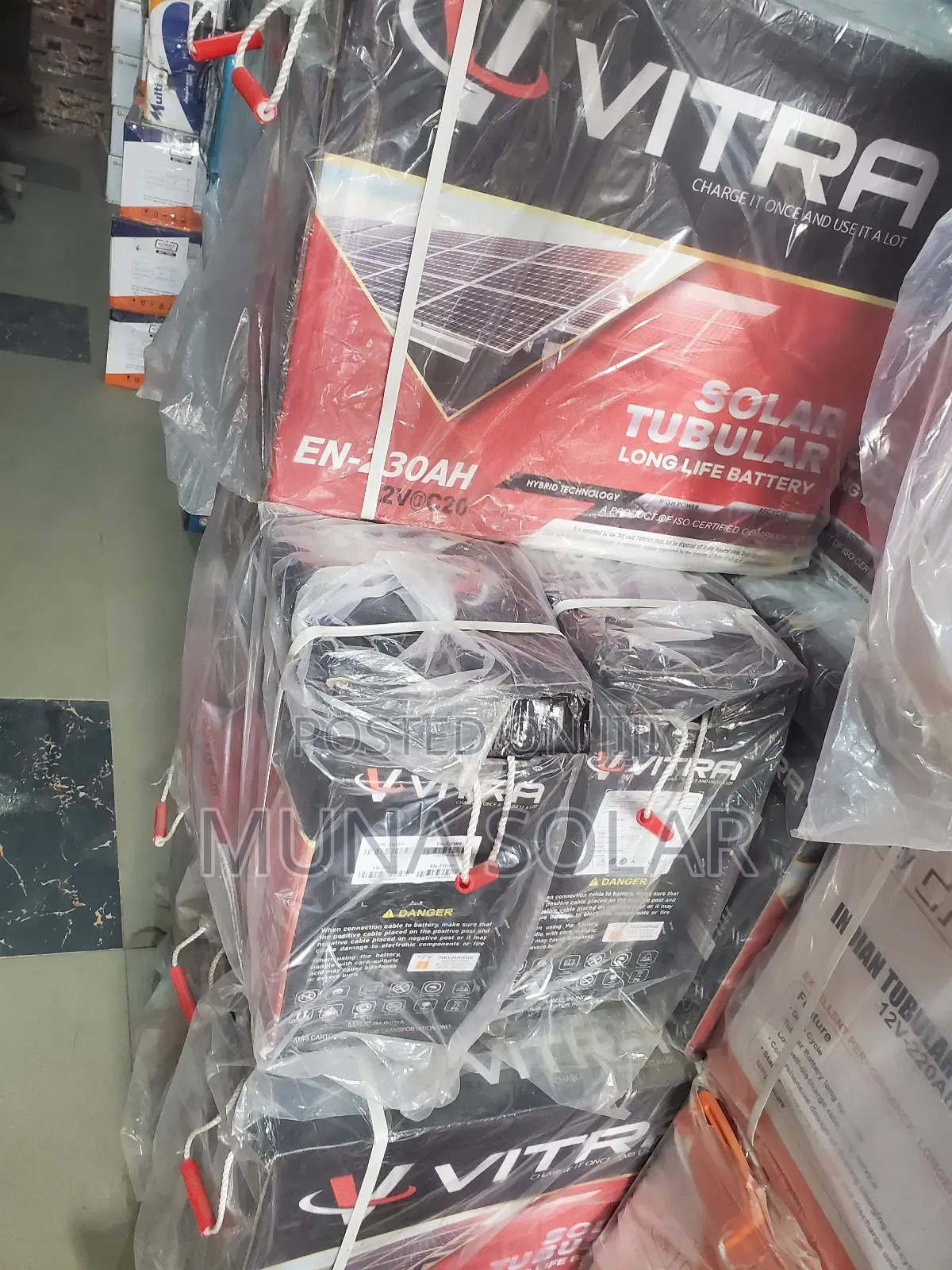 230ah 12v Vitra Tubular Battery