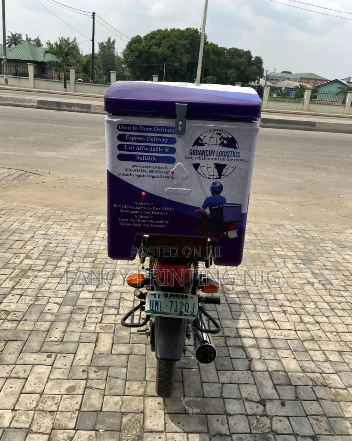Delivery Motorcycle Branding Wrapping –Pro Design For Dispatch Bikes