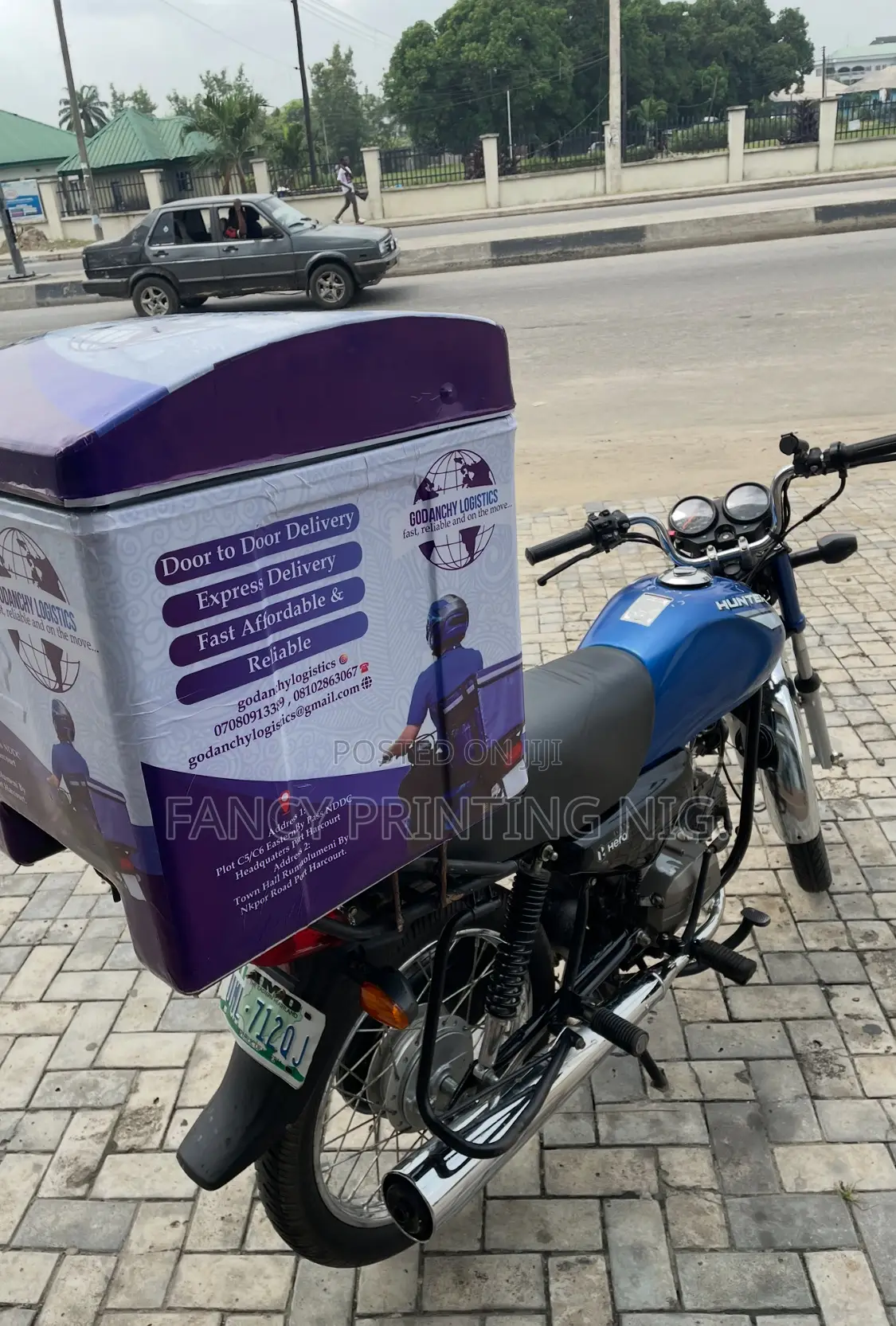 Delivery Motorcycle Branding Wrapping –Pro Design For Dispatch Bikes