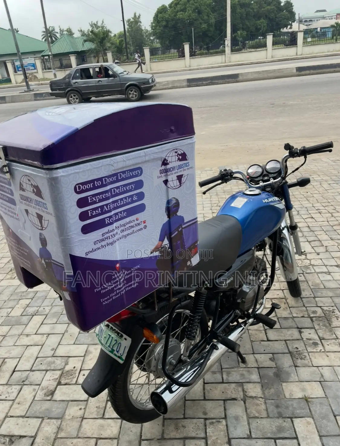 Delivery Motorcycle Branding Wrapping –Pro Design For Dispatch Bikes
