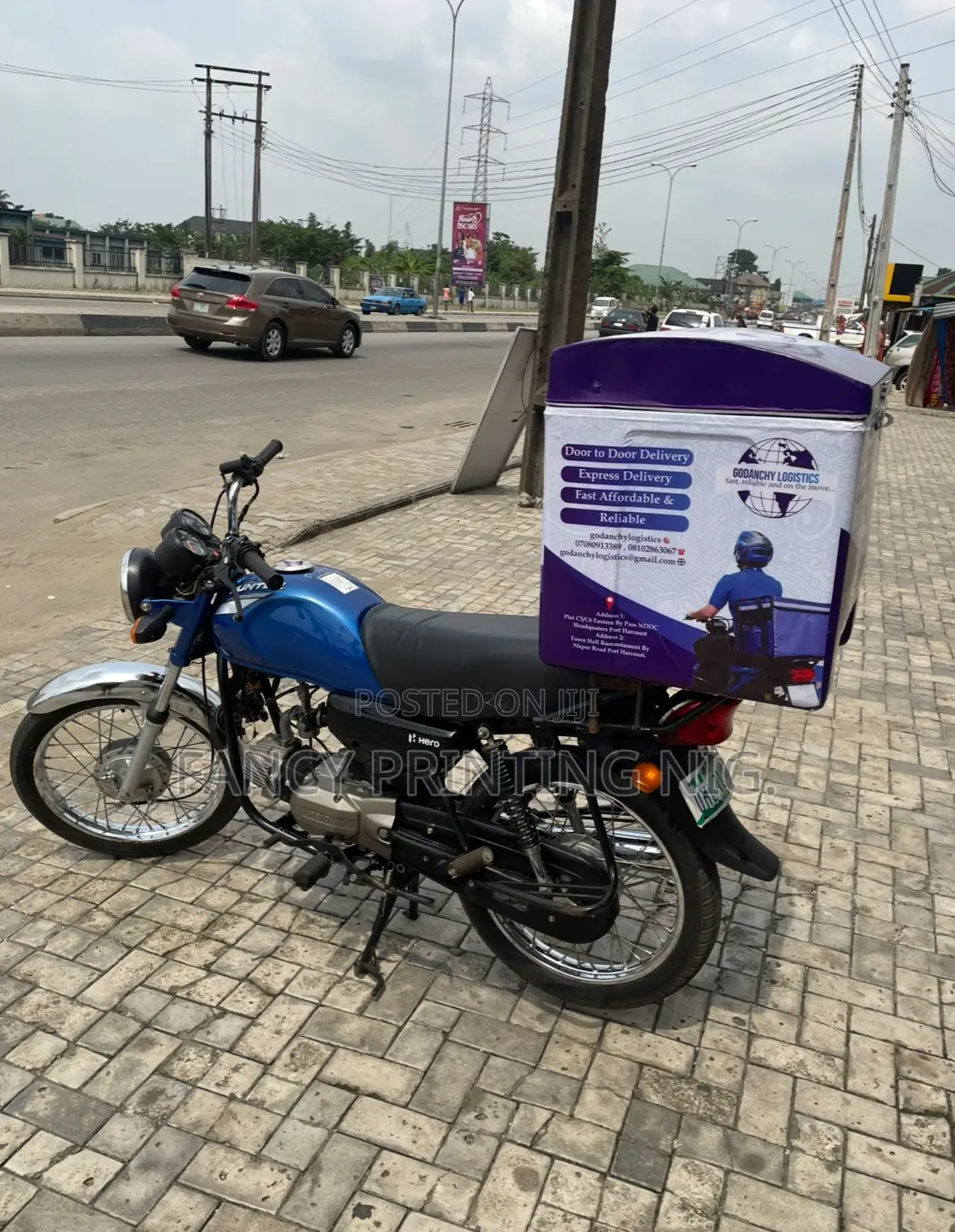 Delivery Motorcycle Branding Wrapping –Pro Design For Dispatch Bikes