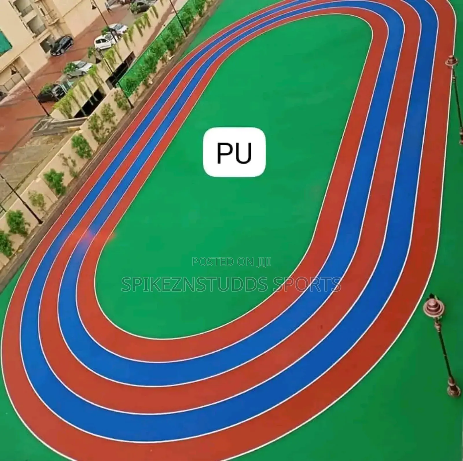 Tartan Track Installation