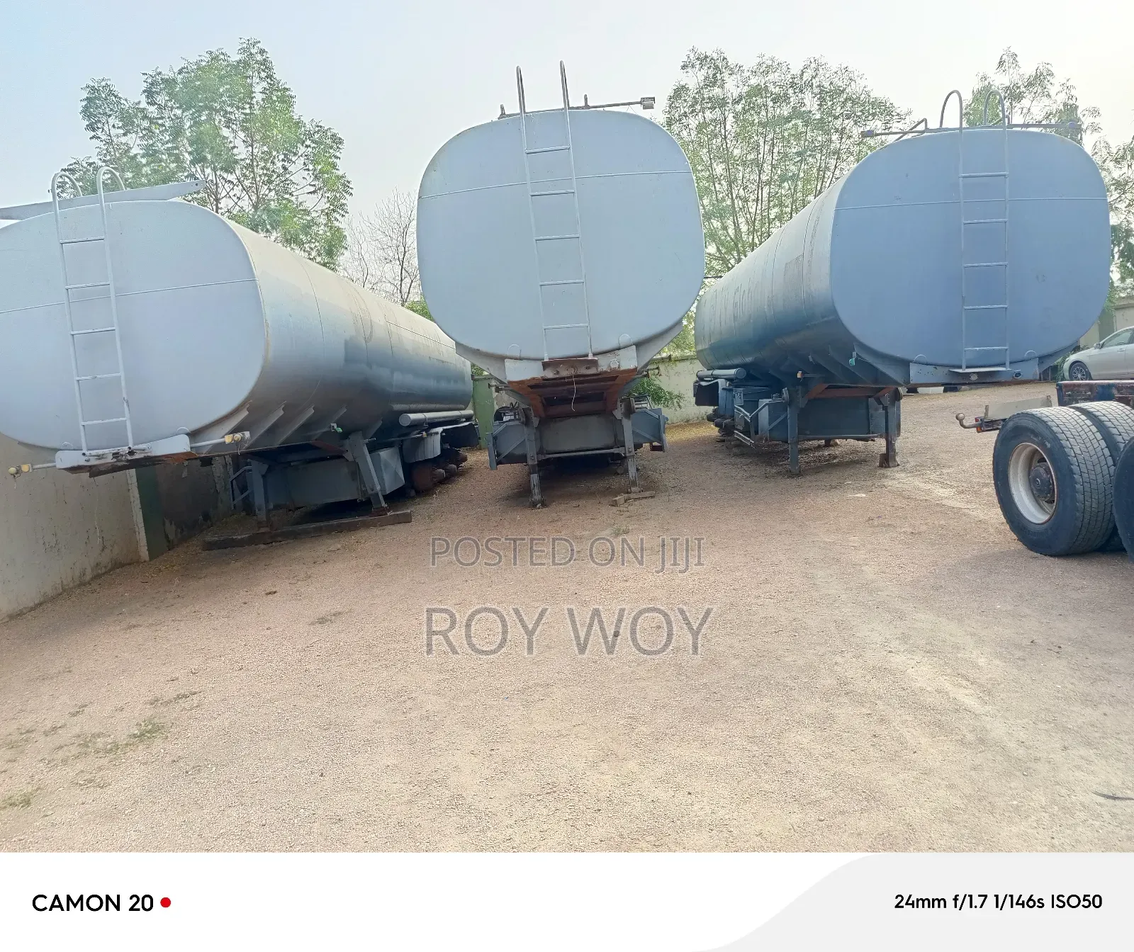 Foreign Tanks LTRS With Triple Axle