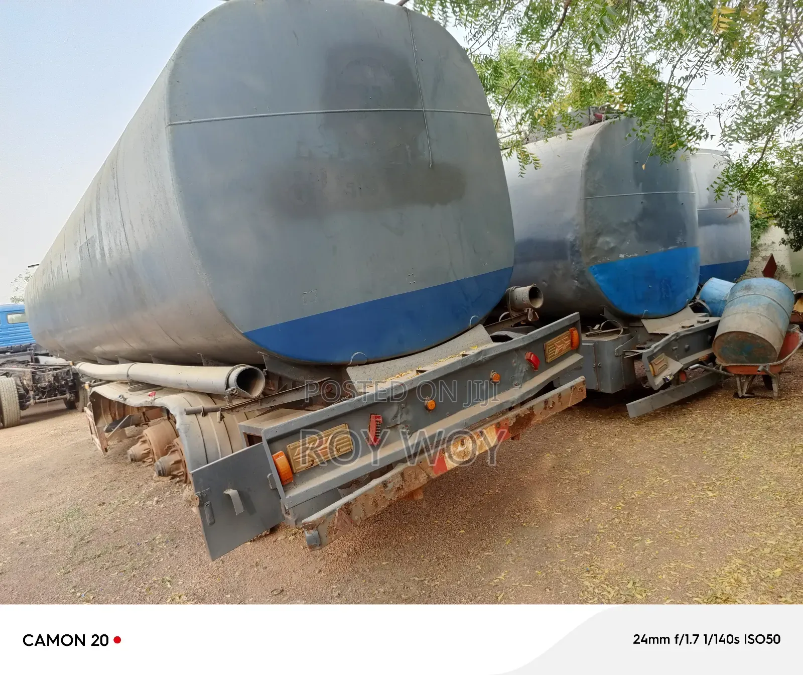 Foreign Tanks LTRS With Triple Axle