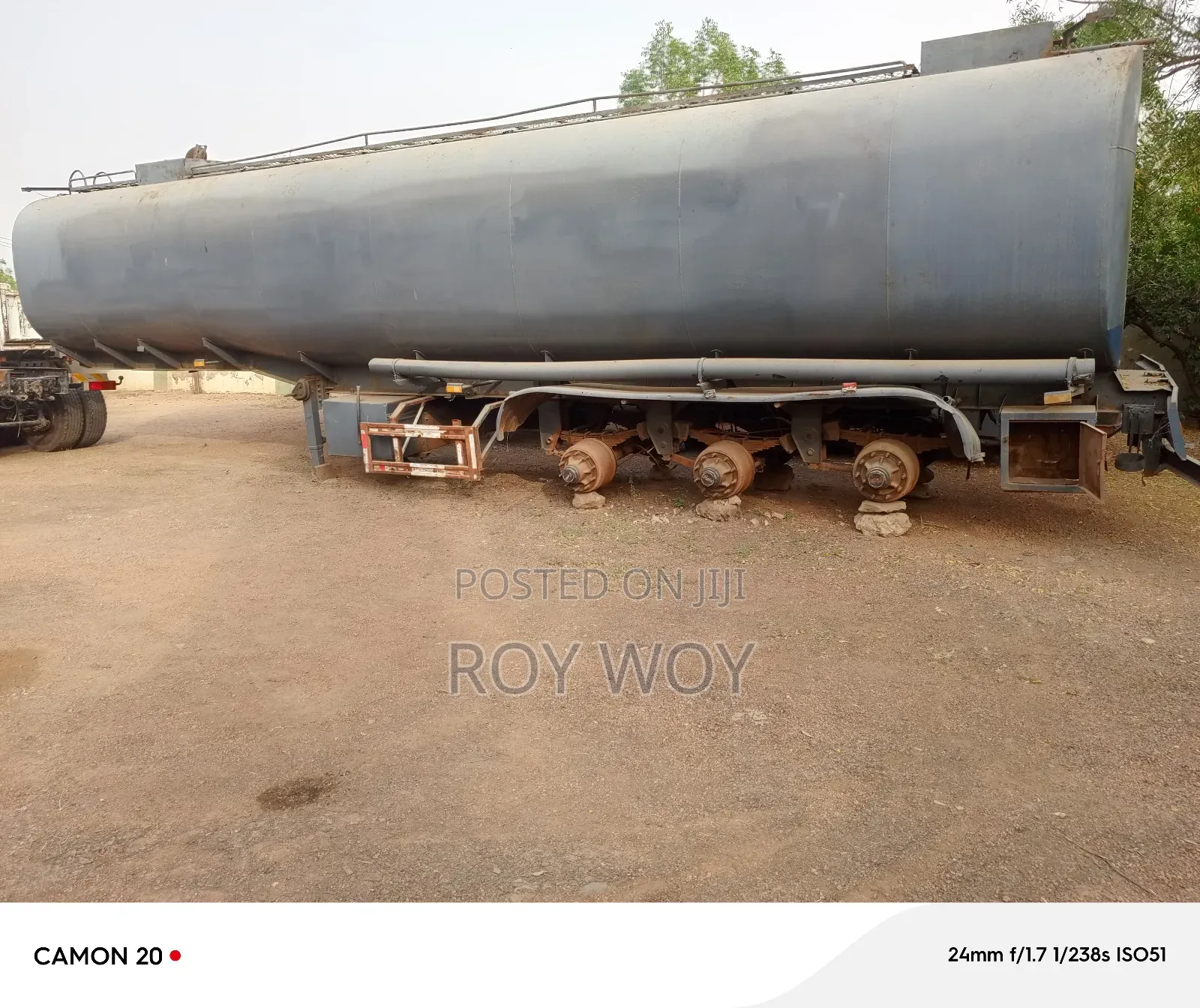 Foreign Tanks LTRS With Triple Axle