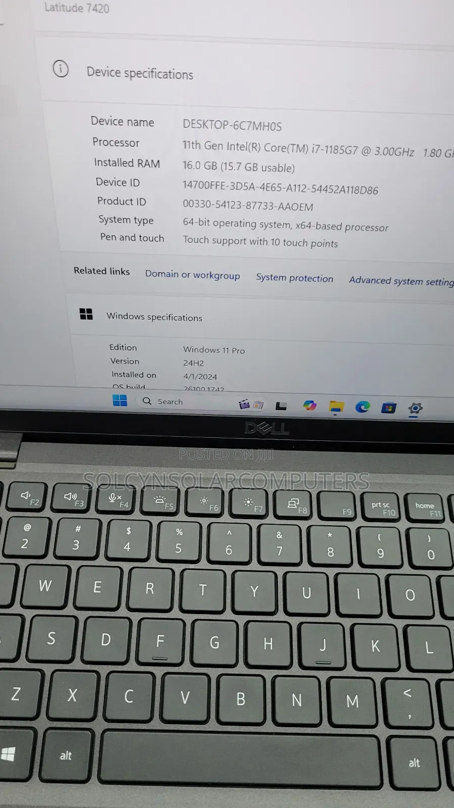 Laptop Dell Latitude 7420 16GB Intel Core I7 SSD 512GB