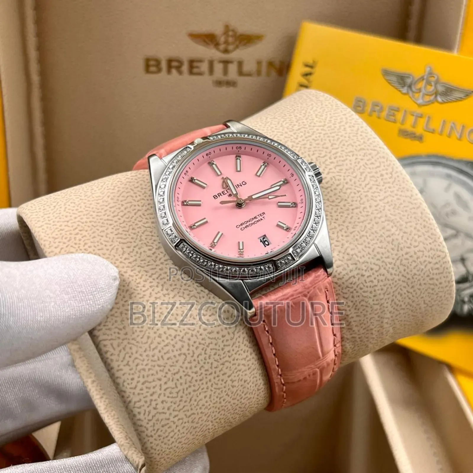 Original Breitling Brown Leather Watch