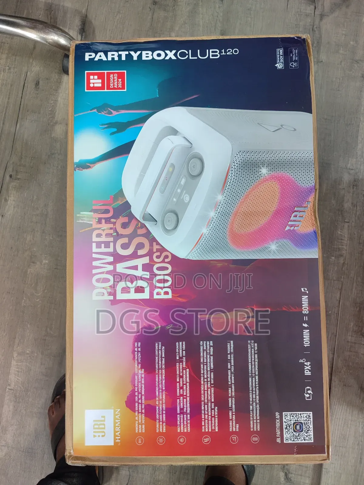 JBL Partybox Club 120 Bluetooth White Speaker