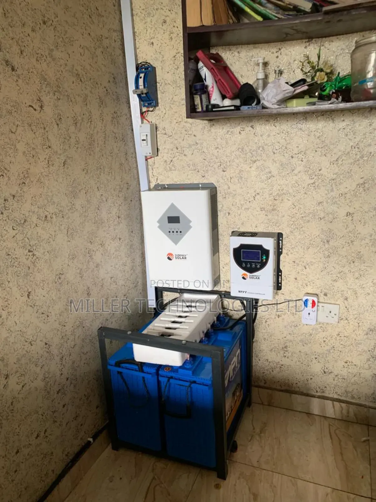 6 Panels 3.5kva Sunergy Inverter Installation at Festack