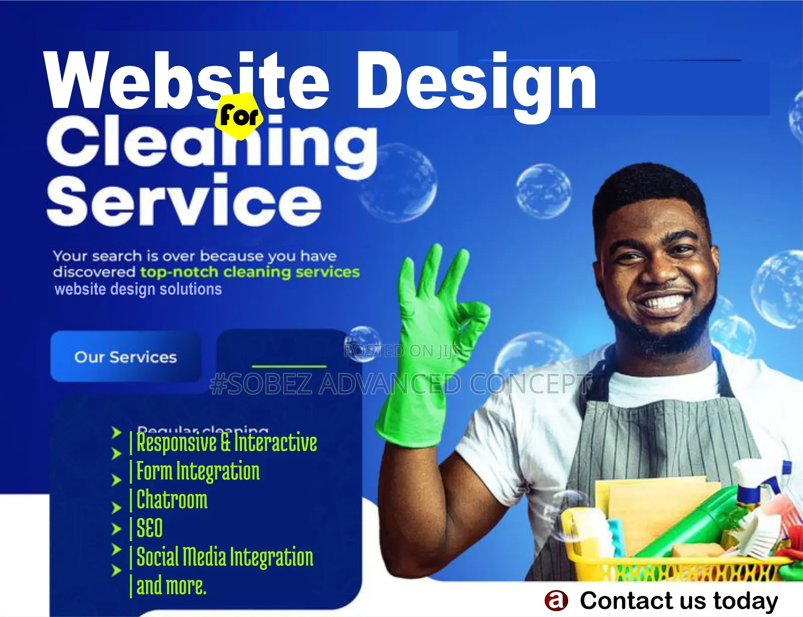 Website Design For Cleaning Services