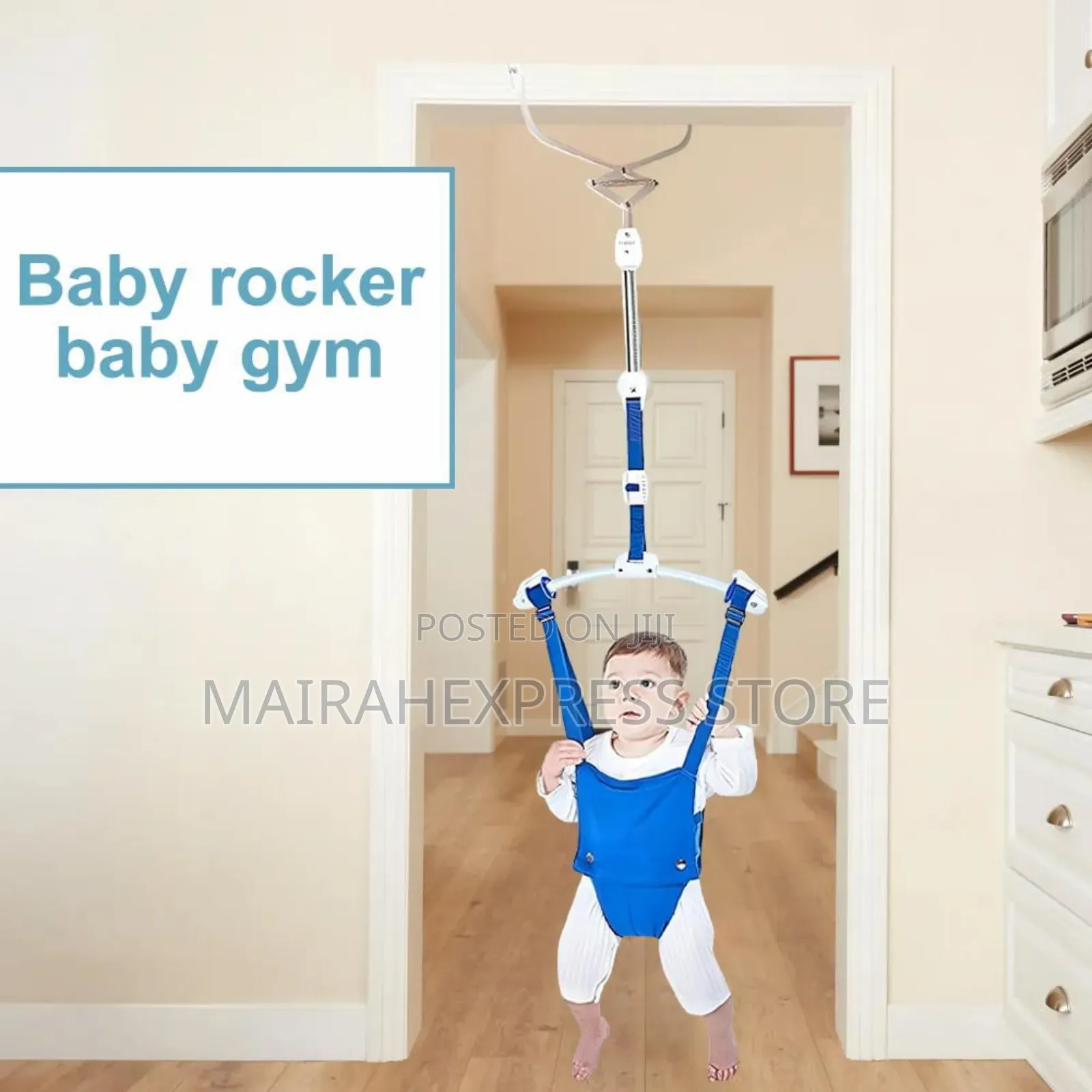 Door Jumper For Baby With Strong Spring Adjustable Strap