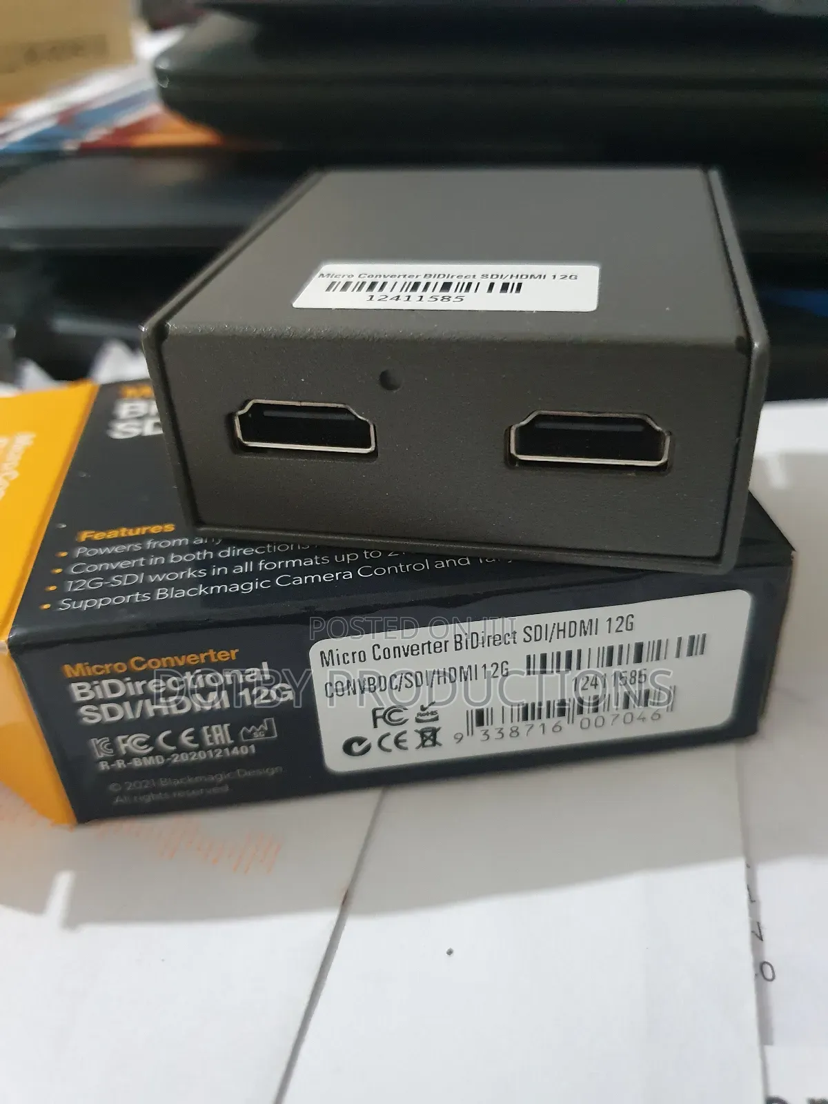 Micro Converter Bidirectional Sdi/Hdmi 12g