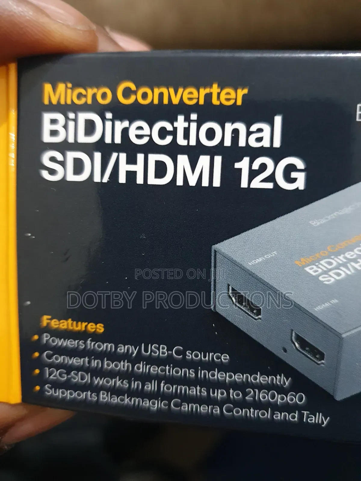 Micro Converter Bidirectional Sdi/Hdmi 12g