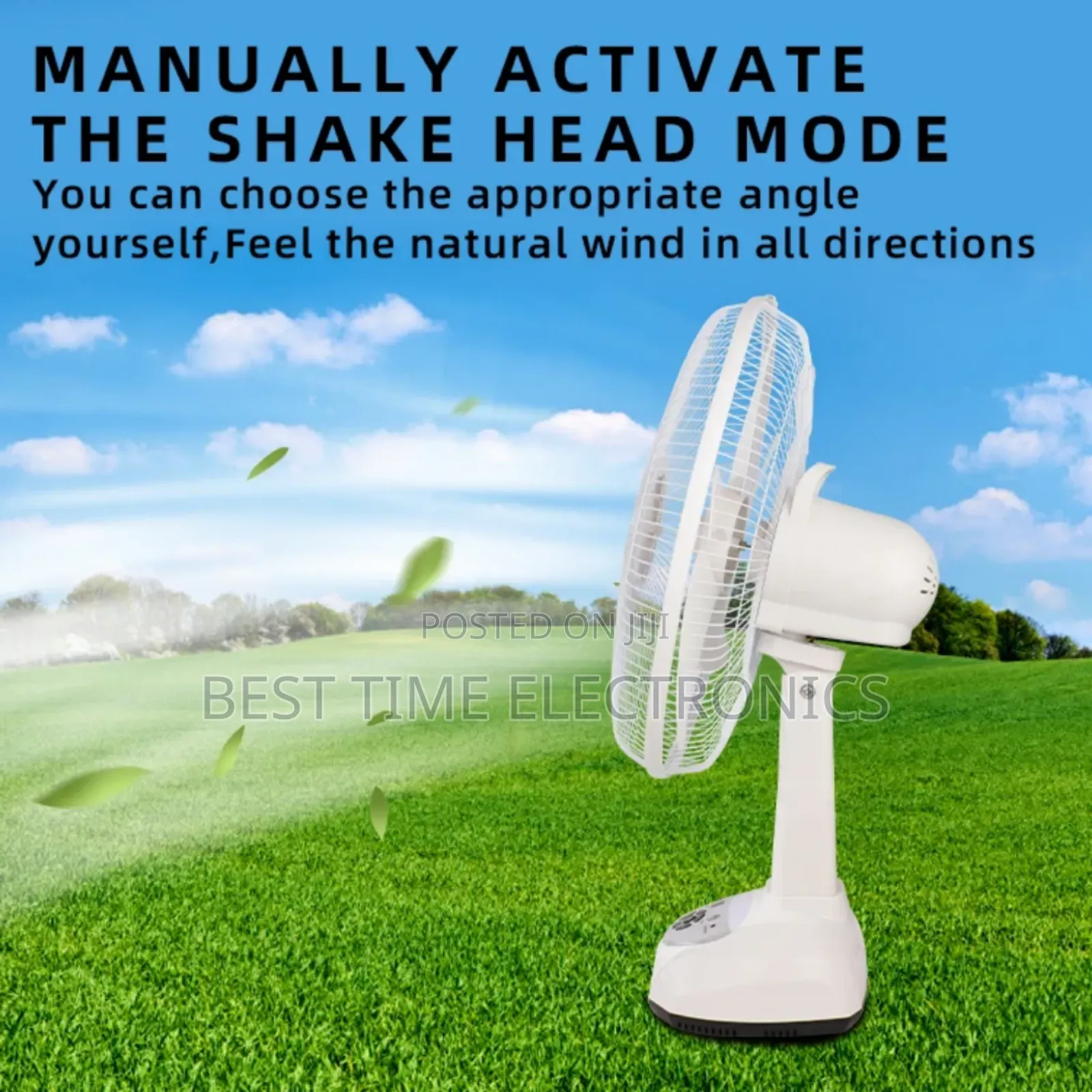 Gdtimes 16 Solar Rechargeable Table Fan With Bulbs