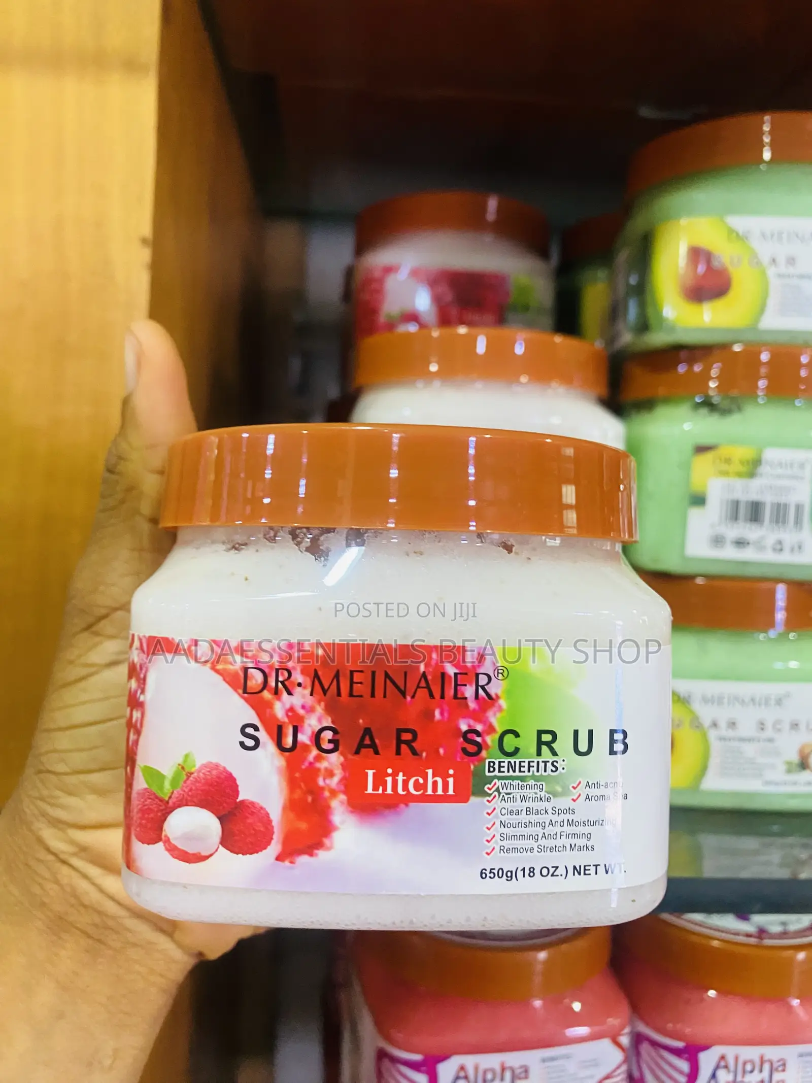 Dr Meinaier Litchi Sugar Scrub.