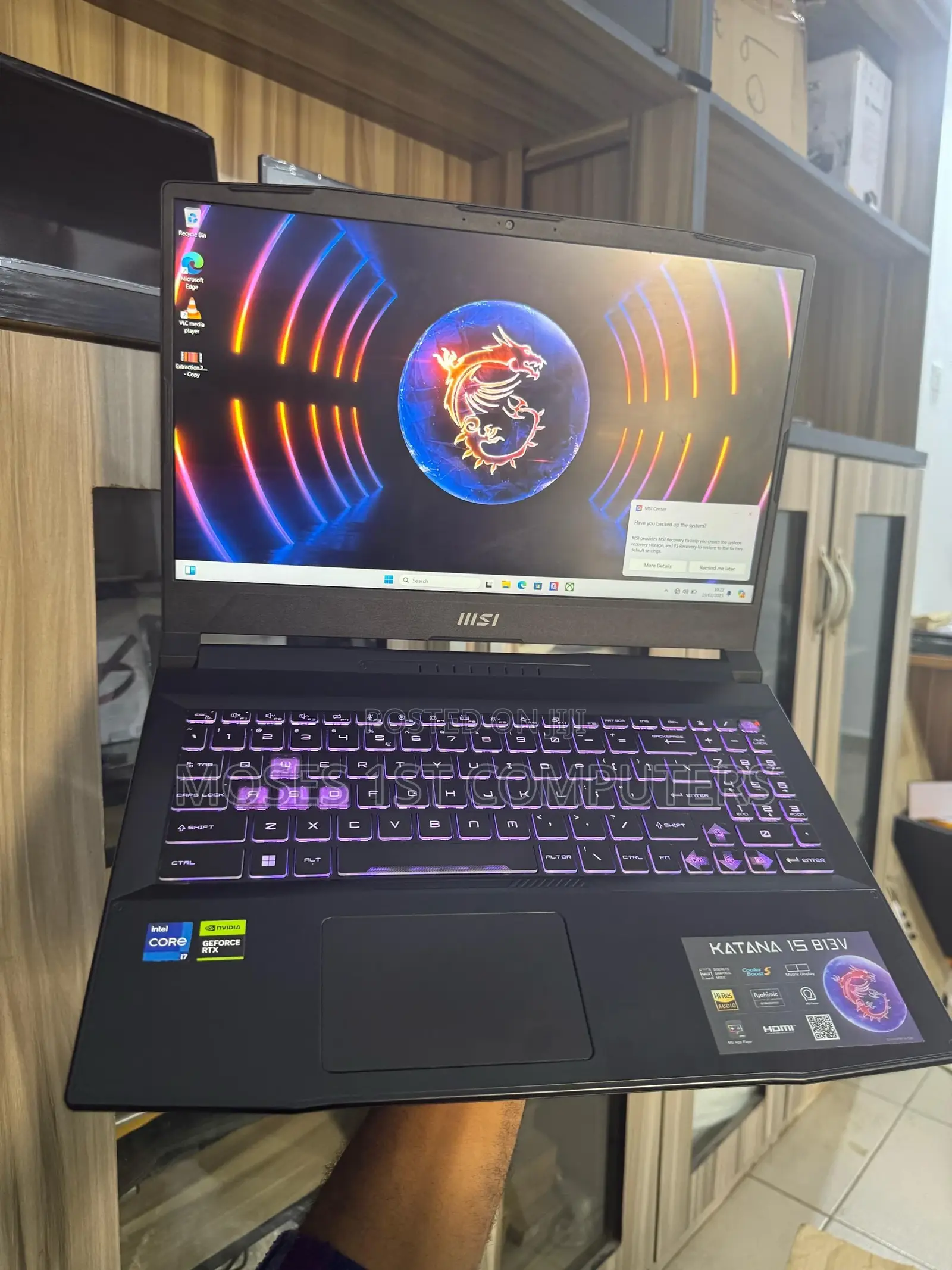 New Laptop MSI Katana 15 16GB Intel Core I7 SSD 1T