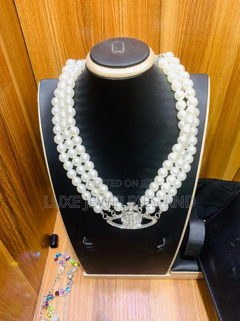 Quality Layered Pearl Beads Necklace