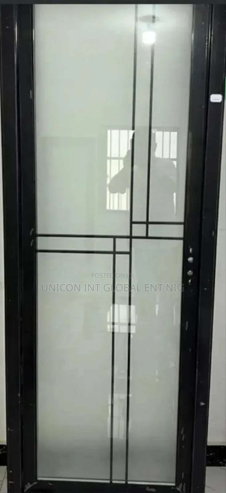 Aluminum Toilet Glass Door