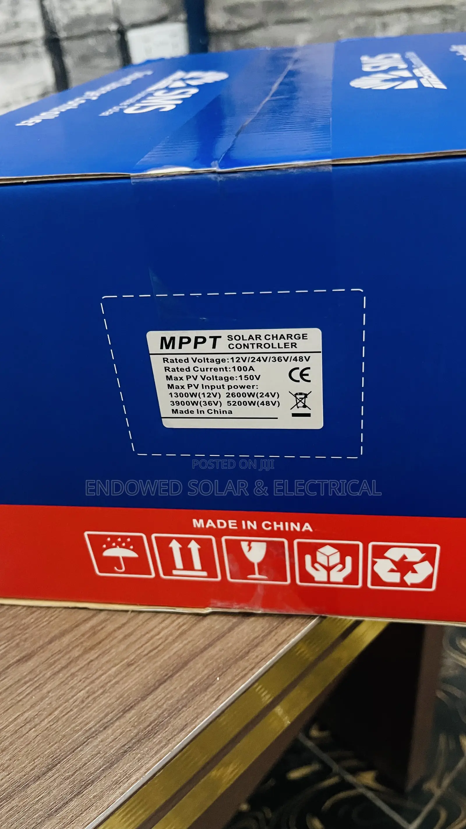 100ah 12v/24v/36v/48v SMS MPPT Solar Charge Controller