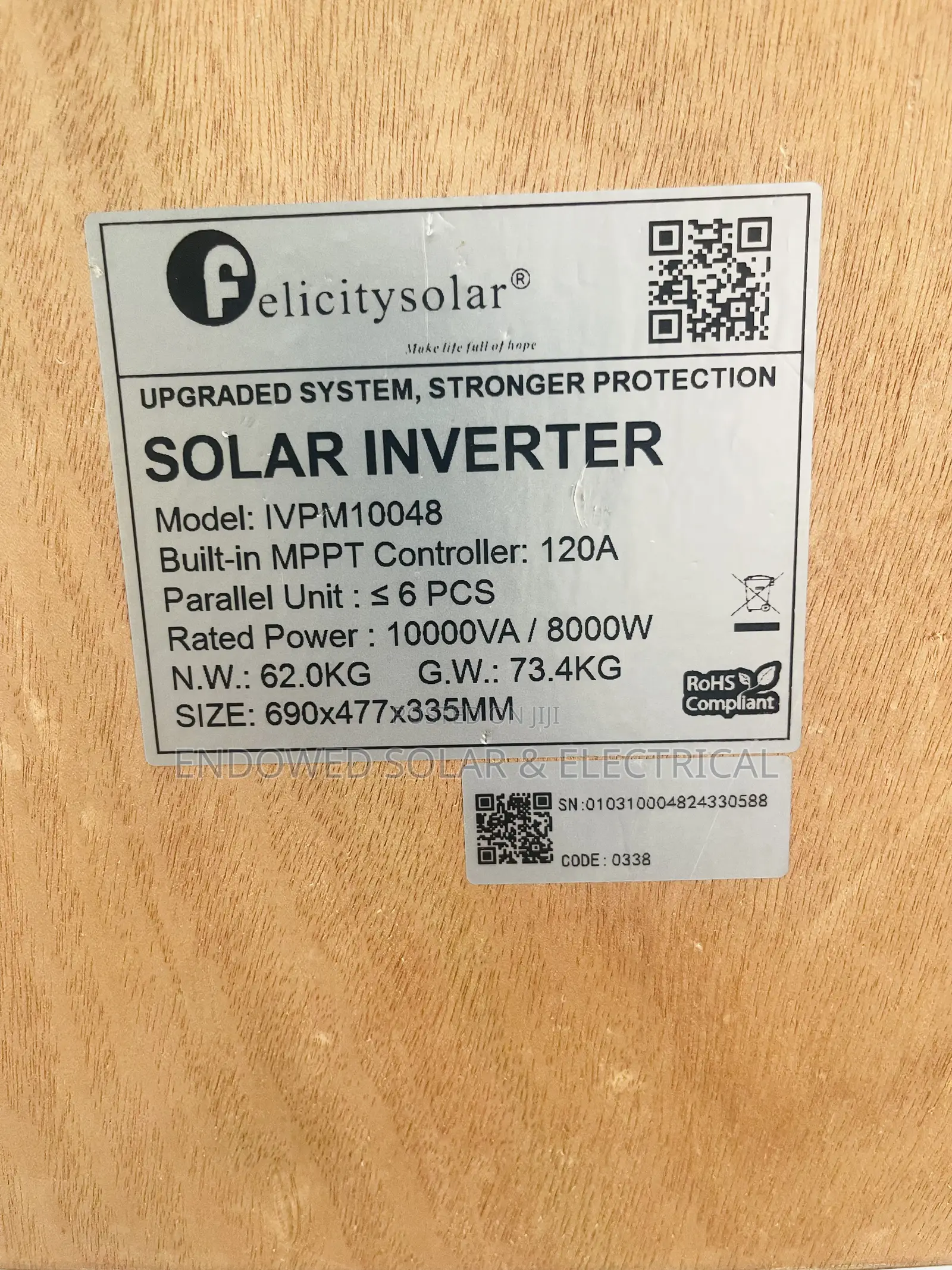 10kva 48v Felicity Hybrid Inverters Are Available in Stock