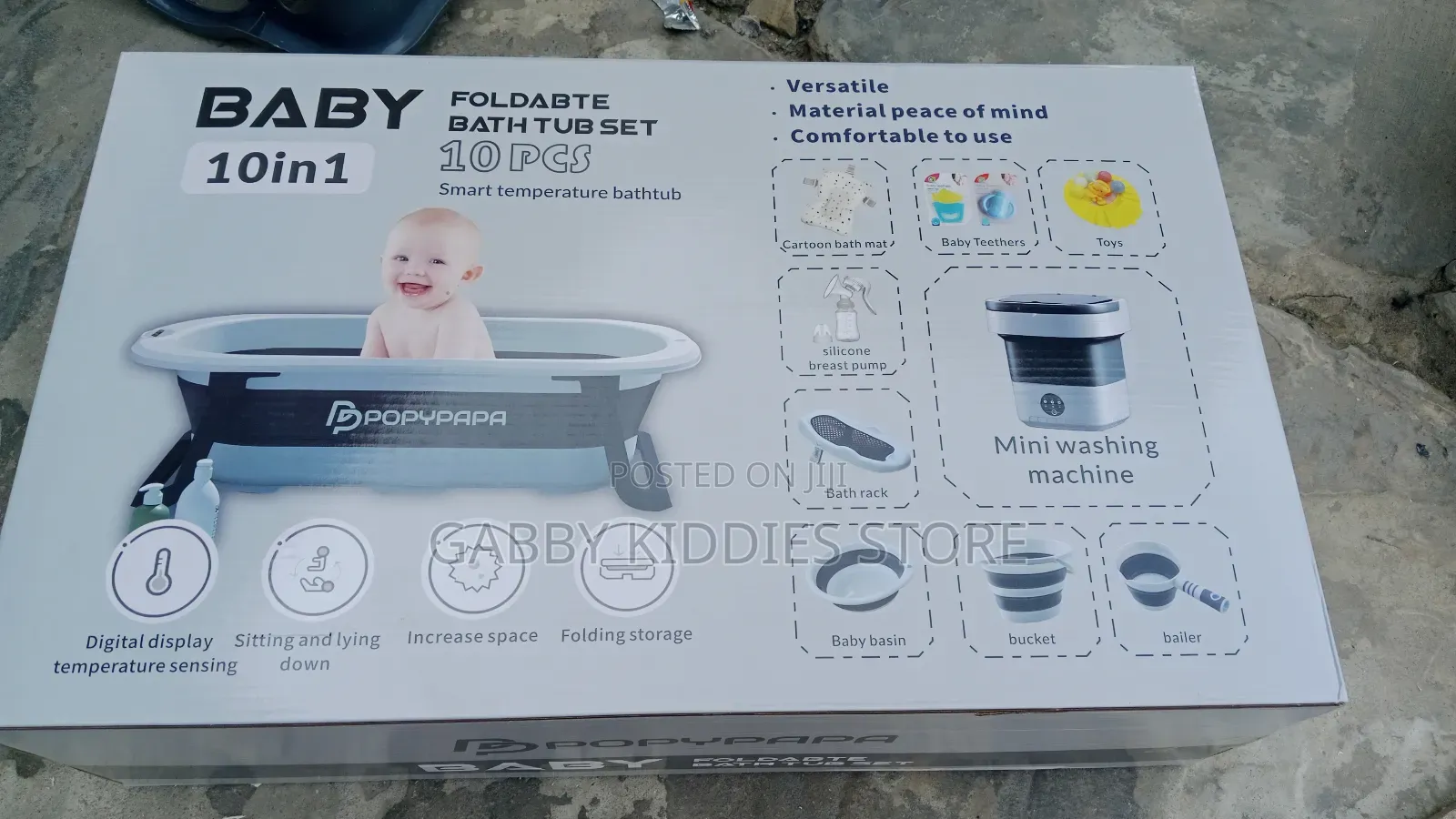 10in1 Foldable Bath Set