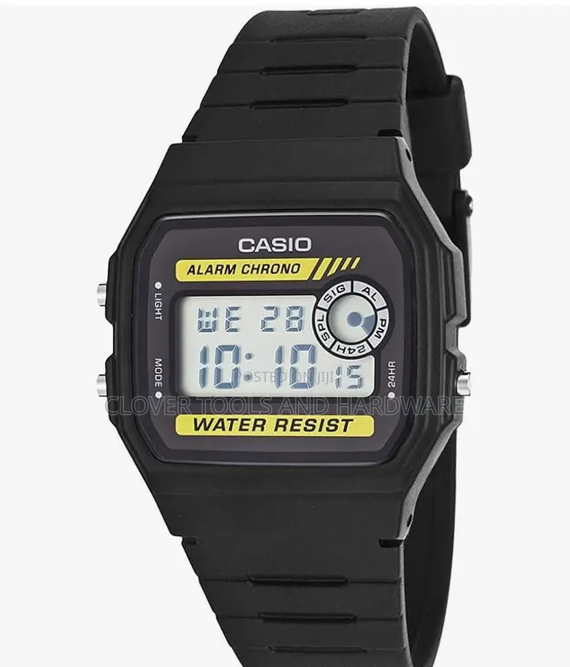 Casio F-94wa-9dg Men's Digital Multi-Function Black Watch