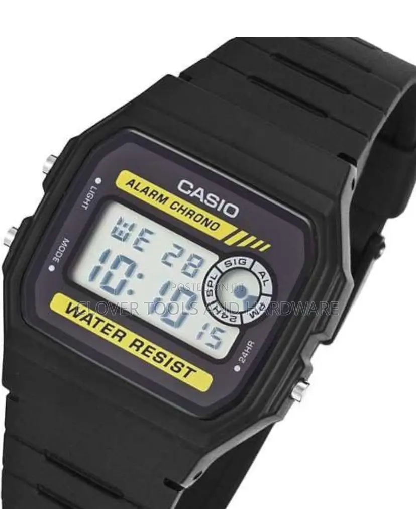 Casio F-94wa-9dg Men's Digital Multi-Function Black Watch