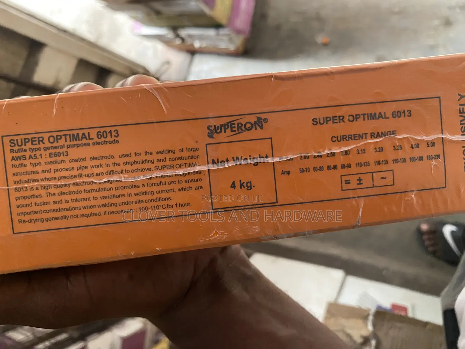 Mild Steel Welding Rods/Electrodes Aws E6013 2.5mm