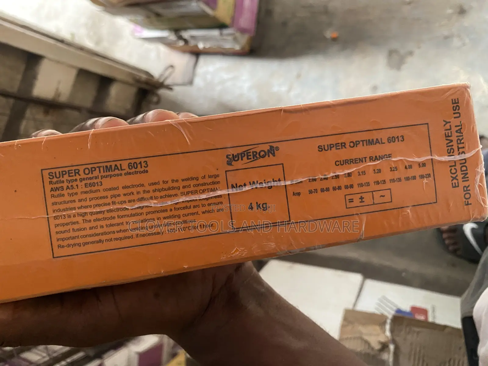 Mild Steel Welding Rods/Electrodes Aws E6013 2.5mm