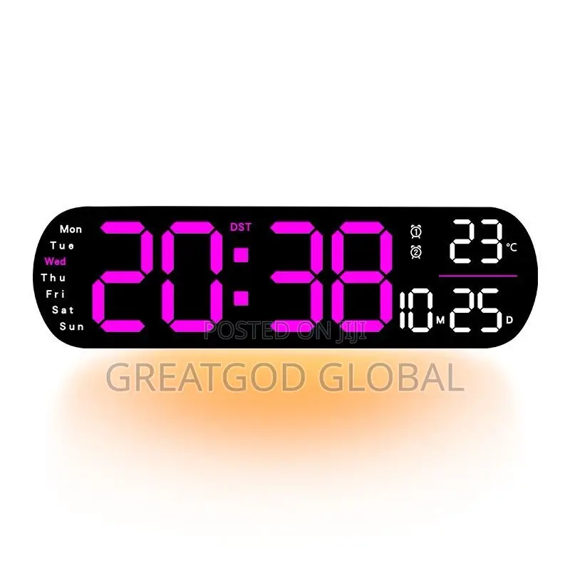 Led Display Ambience Wall Clocks*