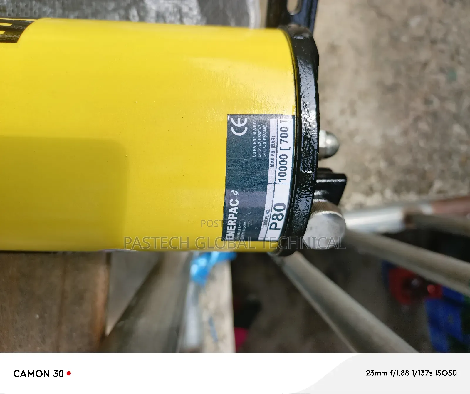 Enerpac Pump P80 (10,000 Psi) 700 Bar
