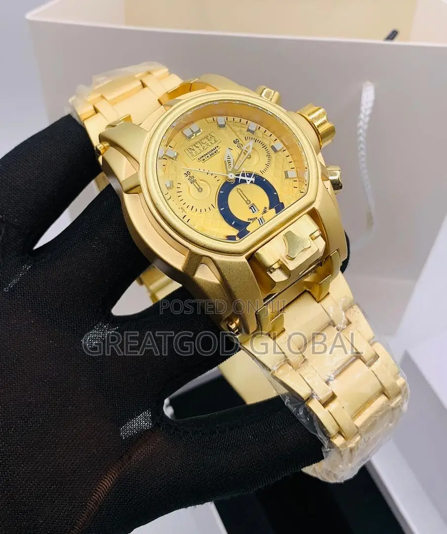 Invicta Chain Wristwatch Gold