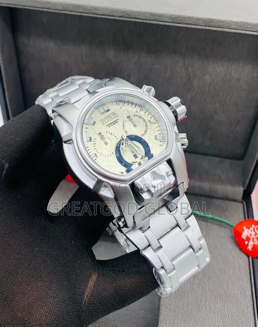 Invicta Chain Wristwatch Silver for Men