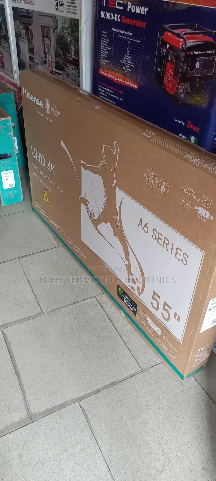 Hisense Double Panel 55inches Smart Television 5 Yrs Garrant
