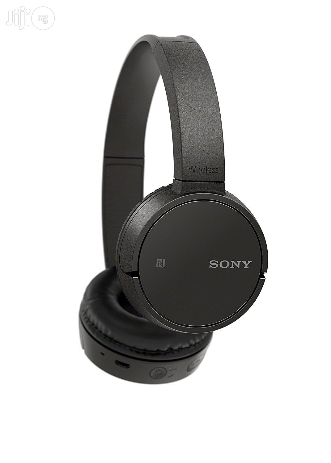 Sony MDR-ZX220BT Blue Bluetooth NFC Headphones MDRZX220BT - Black