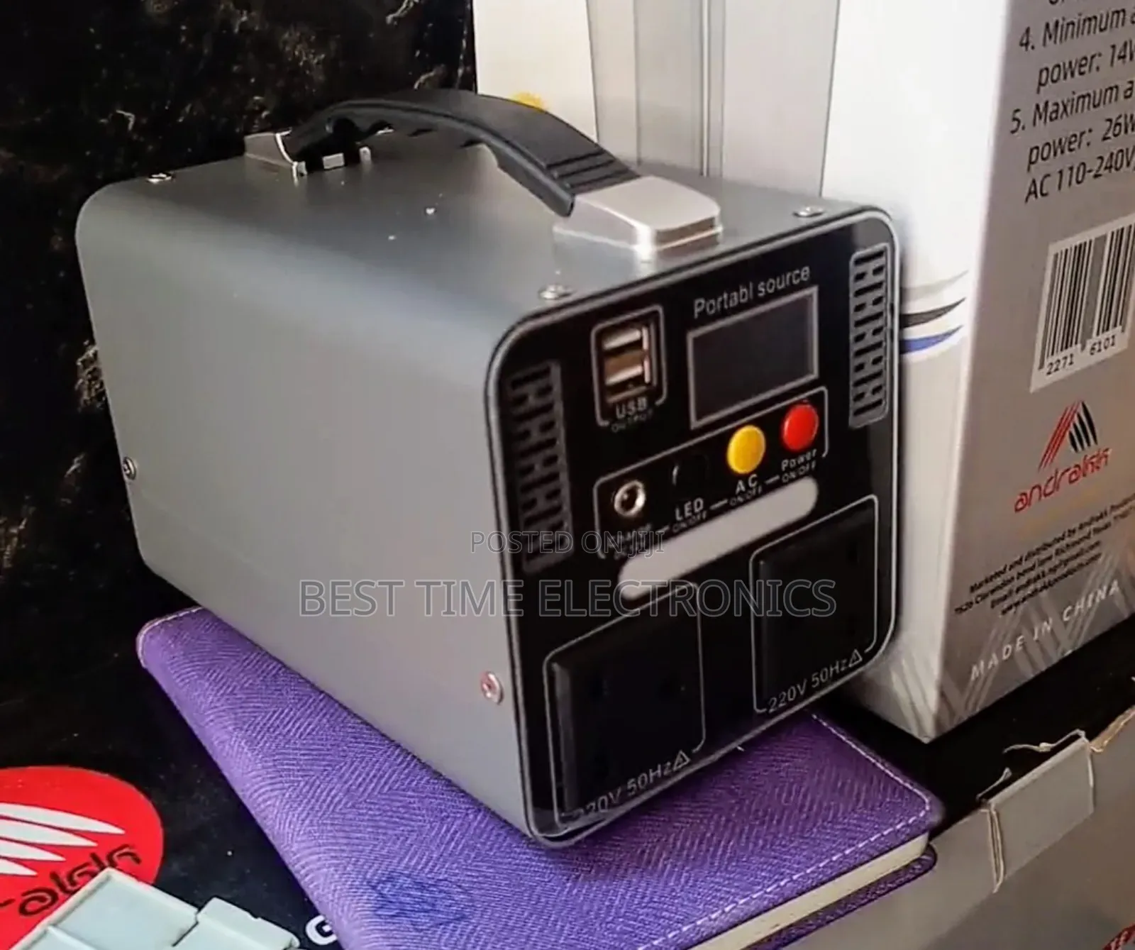 Wolftek 500watts Lithium Solar Generator With Solar Panel