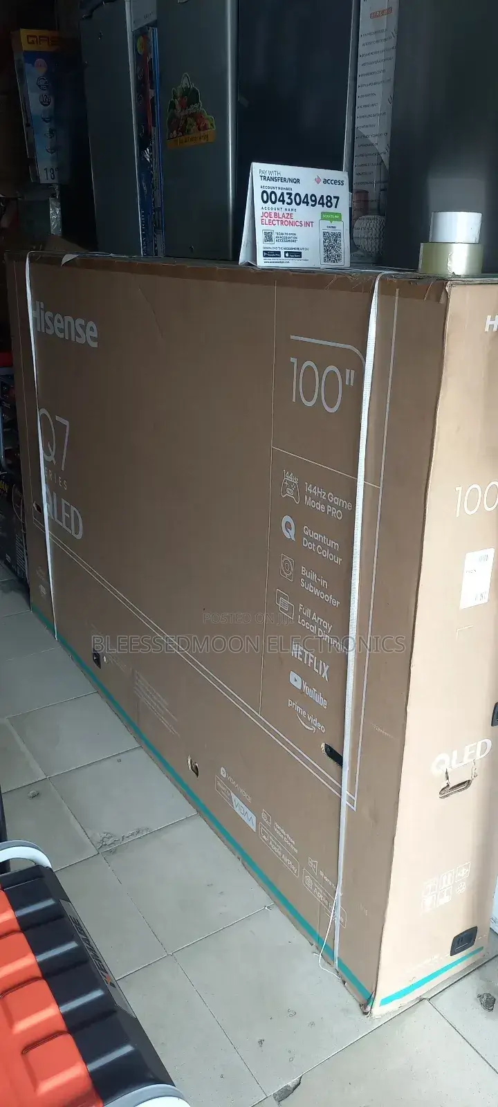 Hisense Expert View 100inches Smart Television Flameless