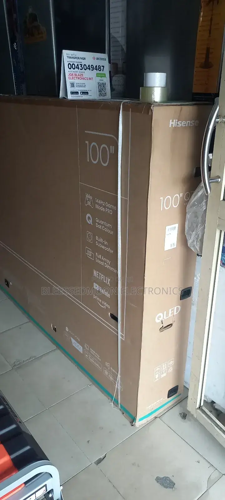 Hisense Expert View 100inches Smart Television Flameless