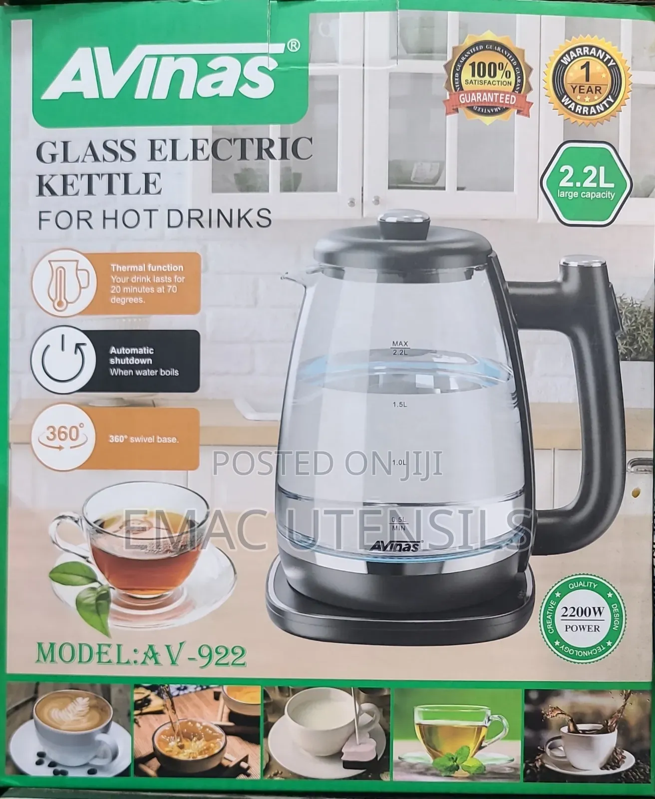 Original Glass Electric Kettle