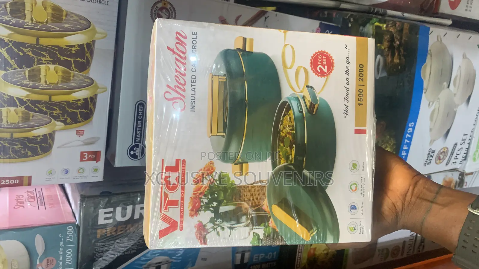 2pcs Set Sheraton Insulated Casserole (1500-2000ml)