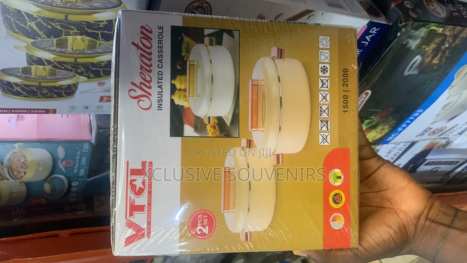 2pcs Set Sheraton Insulated Casserole (1500-2000ml)