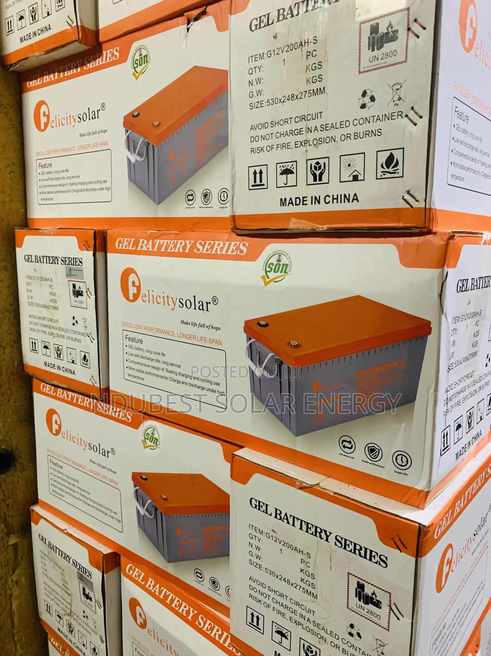 200ah 12v Dry Sell Battery
